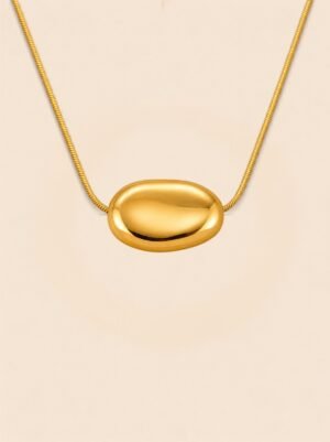 Large Charm Bean Pendant – Bold, Modern & Meaningful