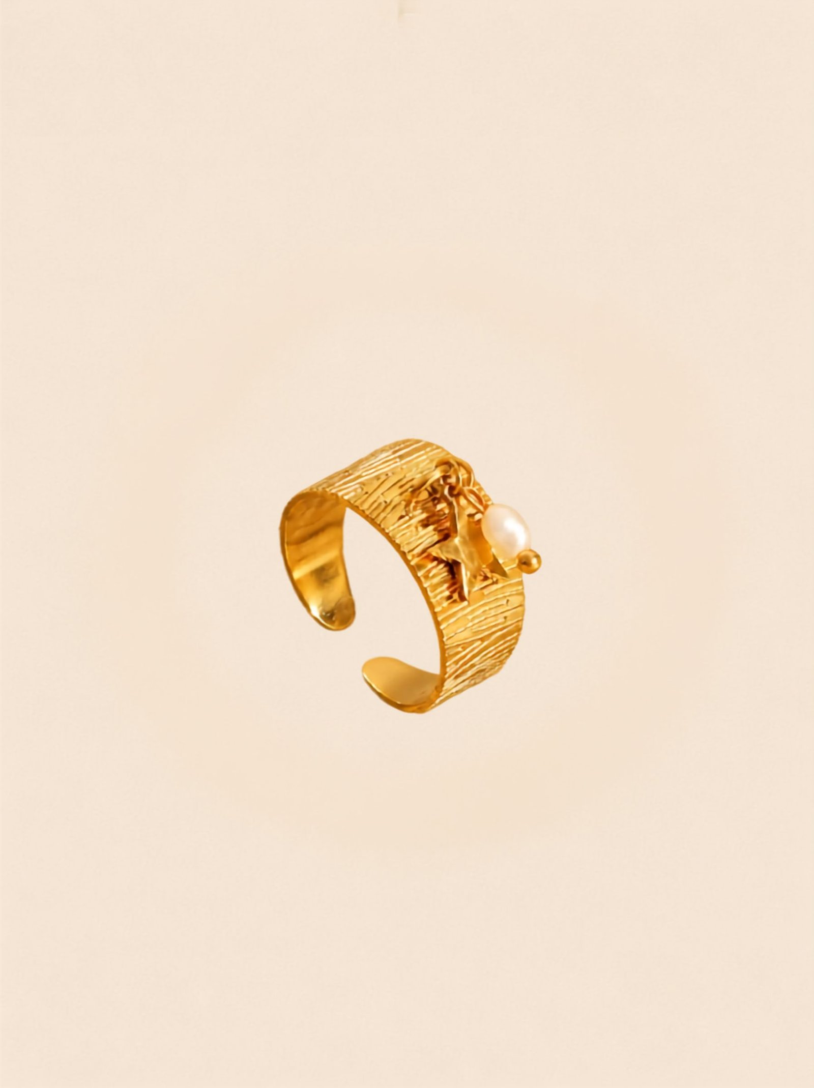 Freshwater Pearl Star Ring – Elegant, Celestial Beauty