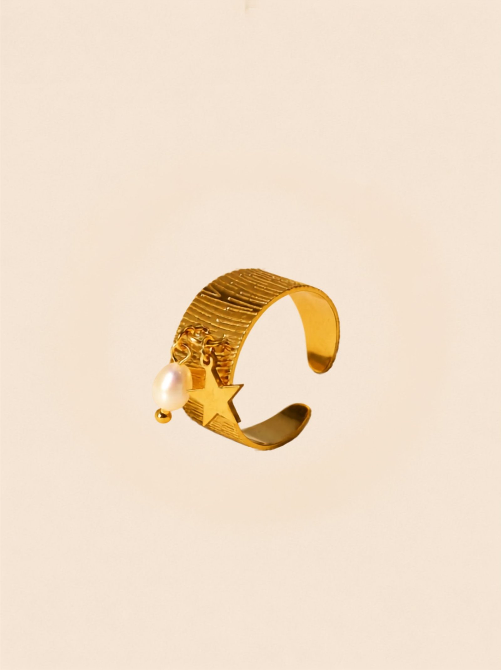 Freshwater Pearl Star Ring – Elegant, Celestial Beauty - Image 4