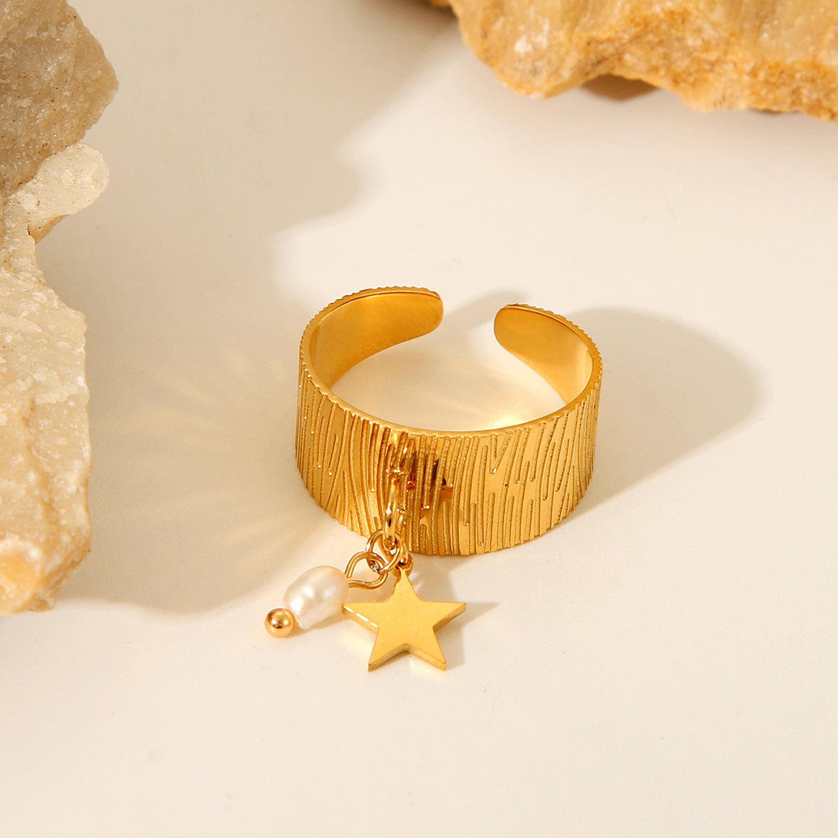 Freshwater Pearl Star Ring – Elegant, Celestial Beauty - Image 7