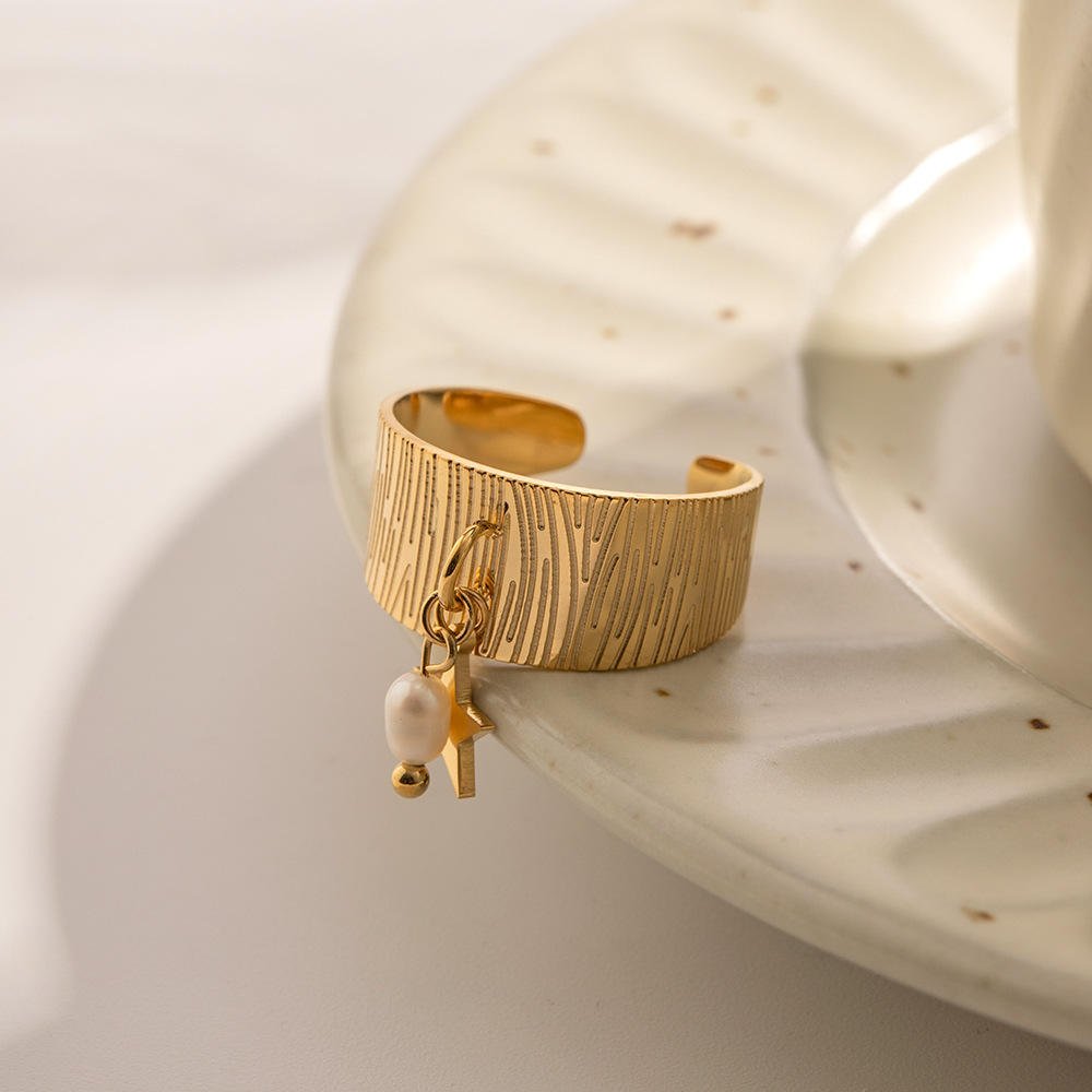 Freshwater Pearl Star Ring – Elegant, Celestial Beauty - Image 8