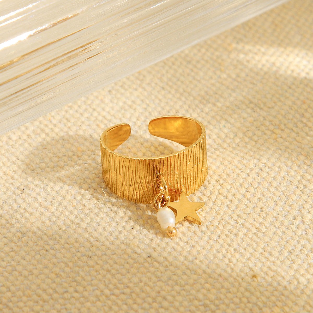 Freshwater Pearl Star Ring – Elegant, Celestial Beauty - Image 6
