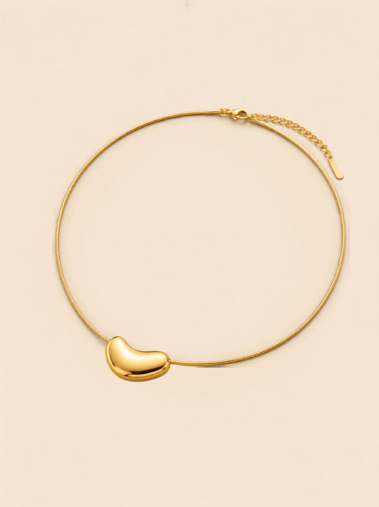 Large Charm Bean Pendant – Bold, Modern & Meaningful - Image 2