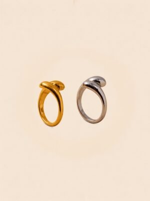 Smooth Water Drop Ring