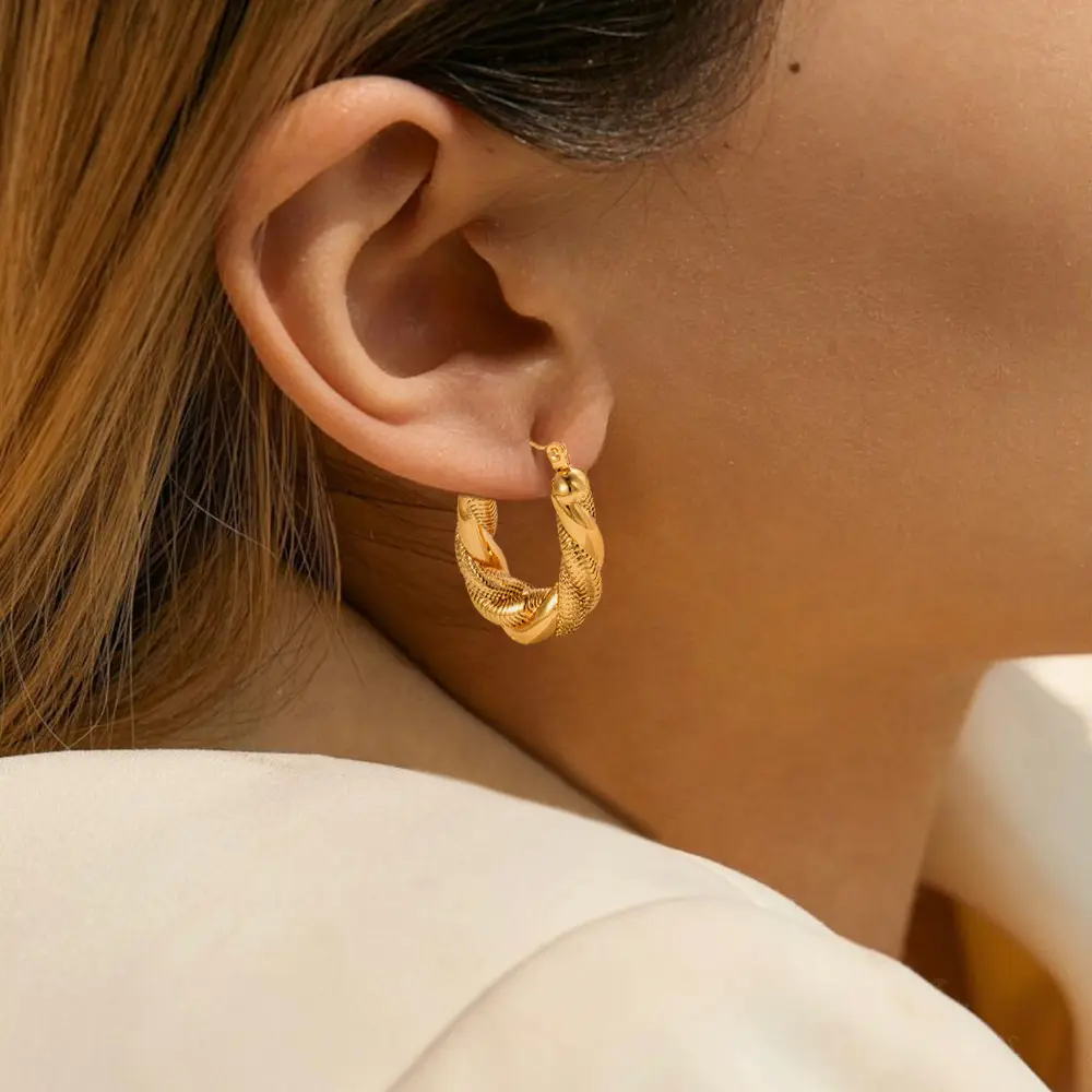 Wave Earrings – Flowing Elegance in Every Curve - Image 4